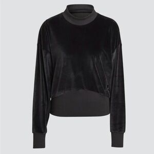 adidas Women's Sportswear Holidayz Cozy Velour Sweatshirt